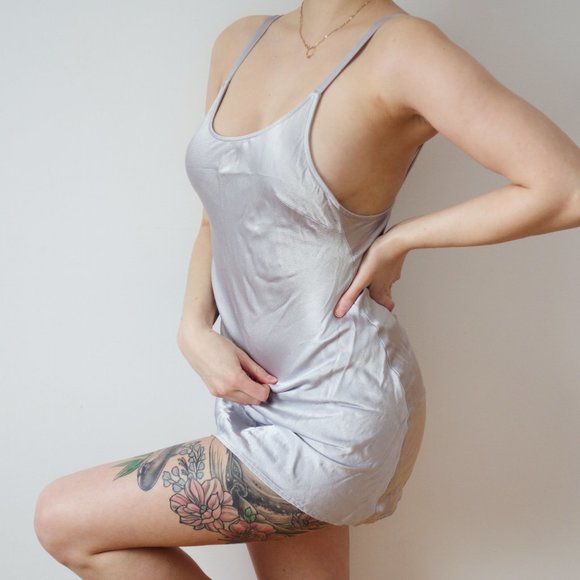 Satin Mini Dress - Picture 2 of 6